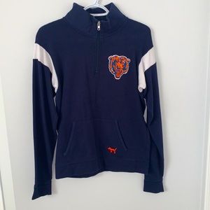 PINK Victoria’s Secret Bears Quarter Zip Sweater